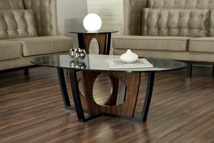 Couchtisch oval: 40 coole Fotos