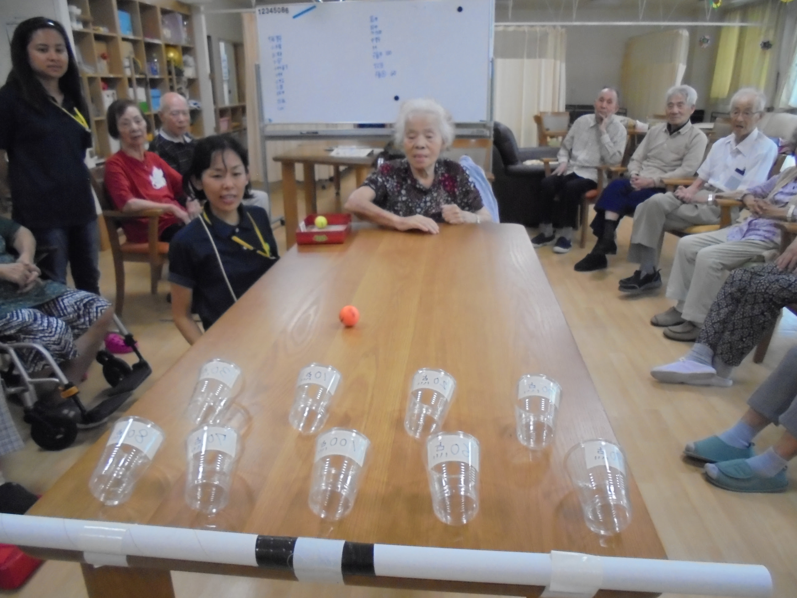 各務原 カップインボールゲーム デイサービス 株式会社ウイックス