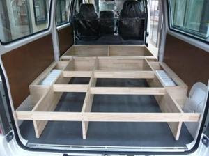 車の荷台収納 建具 家具 石動木工所