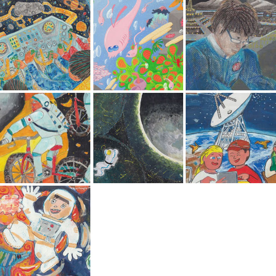 宇宙の日 記念作文絵画コンテスト 受賞作品ギャラリー
