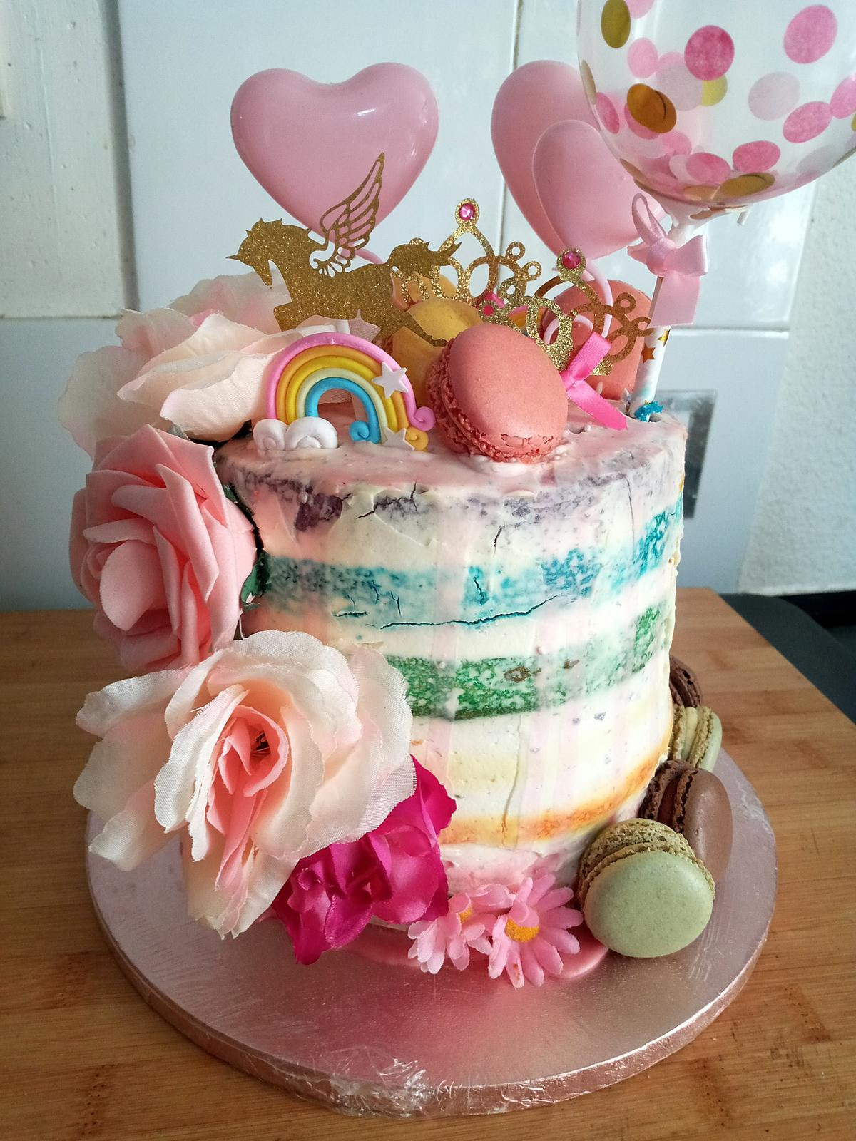 Recette De Gateau Arc En Ciel Par Notre Am Ur De Cuisine