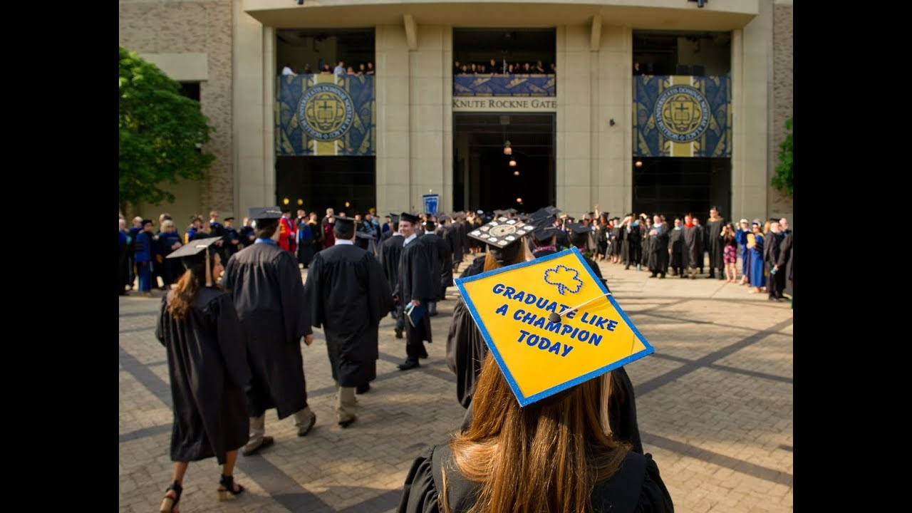 Notre Dame Commencement 2013 YouTube