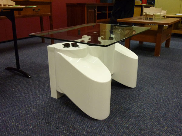 Coffee Table Inspired by a PlayStation Controller