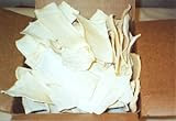 Image 6 lbs of Rectangular White Rawhide Chips