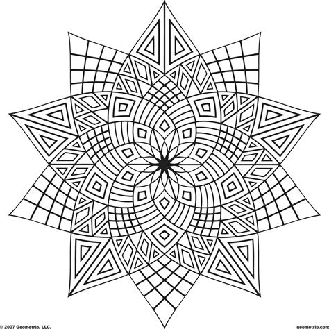 coloring pages adorable geometric coloring pages