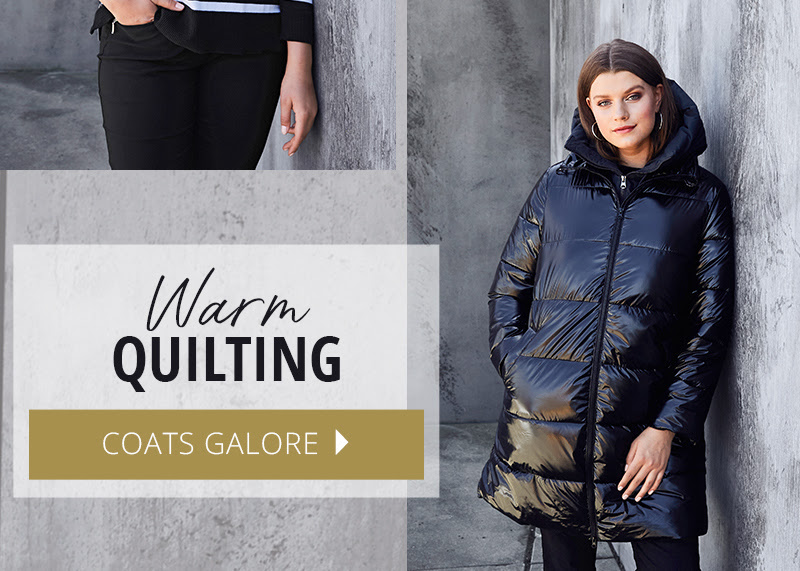 Warm  quilting. coats galore