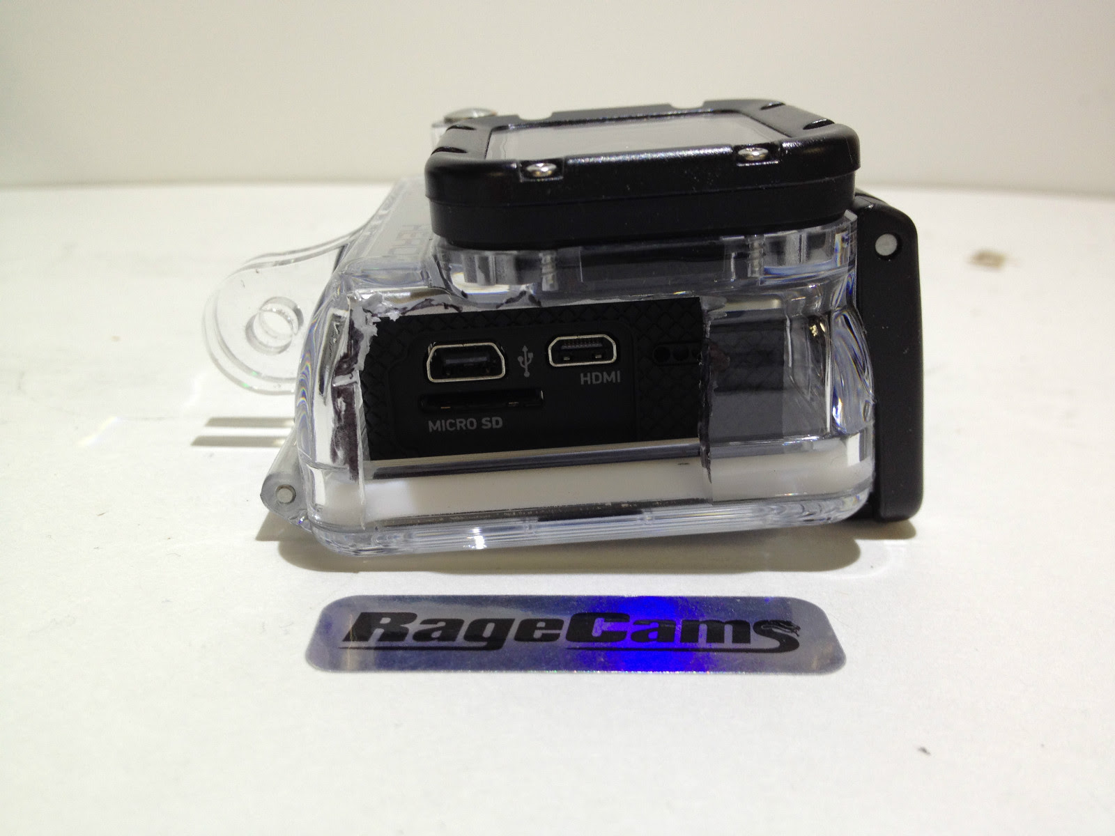 Hero3 Black Skeleton Housing Hd Hdmi Usb Sd Card Micro Access Hero 3 Silver Skel Hd Wearable Video Custom Mods By Ragecams