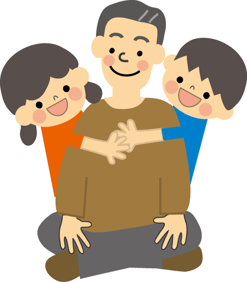 父と子どものイラスト 無料イラスト フリー素材2