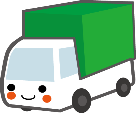 トラック君のイラスト 無料イラスト フリー素材