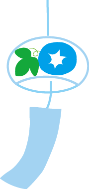 夏のイラスト 夏休み 花火 風鈴 無料イラスト フリー素材