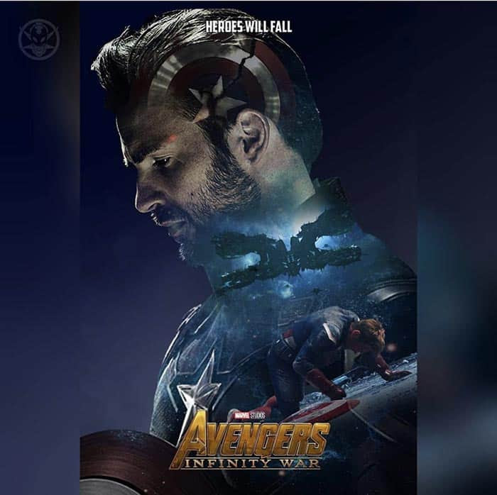 Póster Vengadores: Infinity War (2018) - Capitán América