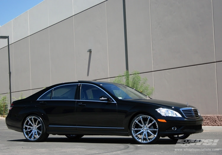 07 Mercedes Benz S Class With 22 Gianelle Spidero 5 In Chrome Wheels Wheel Specialists Inc