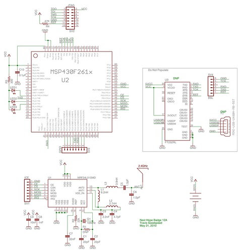 NHBadge 12 Schematic