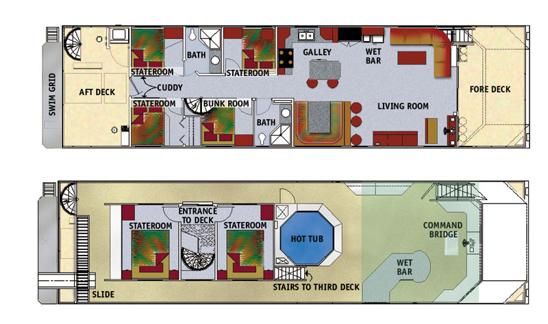 Houseboat plans and kits Details | Plan make easy to build boat