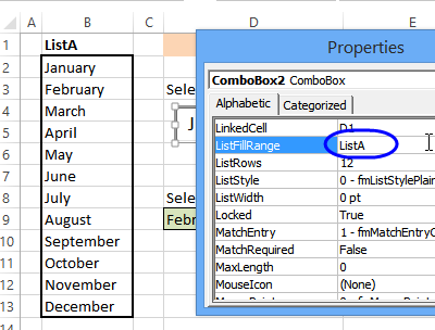 name excel worksheet vba Boxes Combo Worksheet Excel