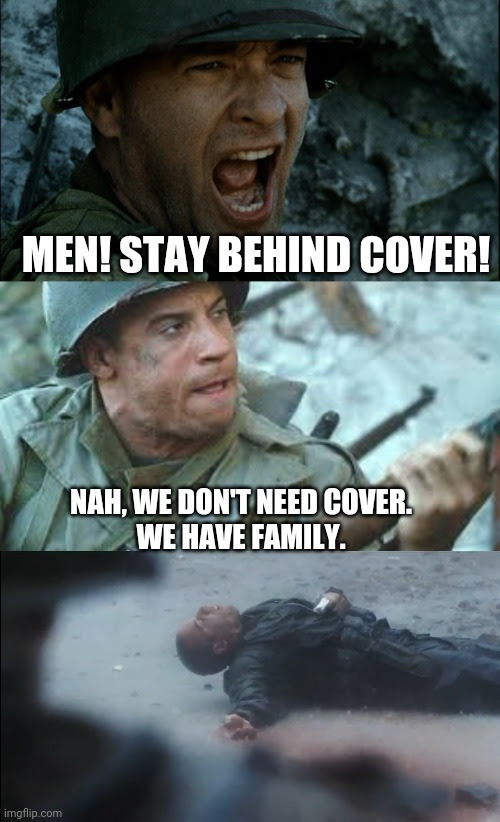 Family Can T Stop Bullets Meme By Yaboiskinnypenis Memedroid