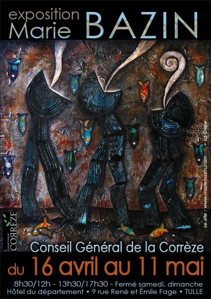Exposition Marie Bazin Au Conseil General De La Correze A Tulle Marie Bazin