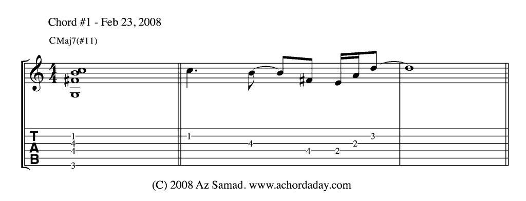 chordaday1