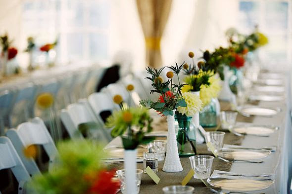 Who is using milk glass vases? Post your pics/inspirations! : wedding Milk