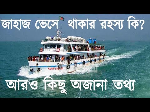 কিভাবে এত বড় বড় জাহাজ পানিতে ভাসে? How do so big ships float in the water?