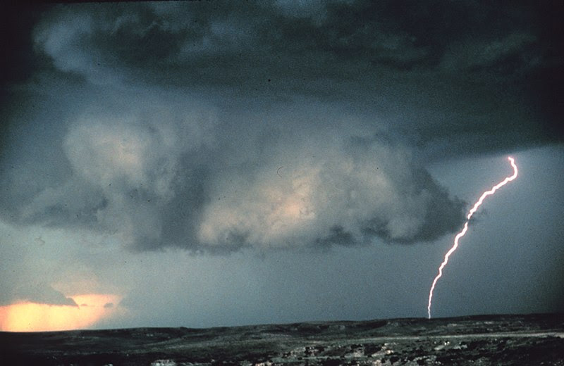 File:Wall cloud with lightning - NOAA.jpg
