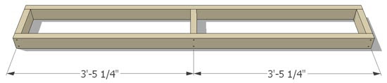 Medium Ledge - Bottom - How to make a Tri Ledge