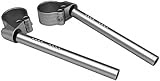 ConvertiBars Adjustable Clip-Ons with V-Roc Technology - 43mm - Silver ACS-4301
