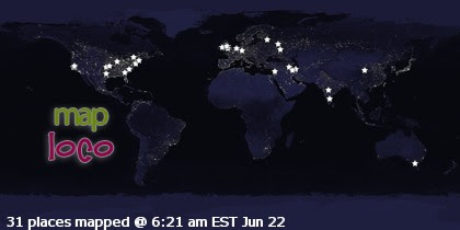 Locations of Site Visitors