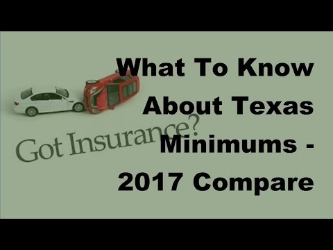 Youtube Texas Auto Insurance Minimums