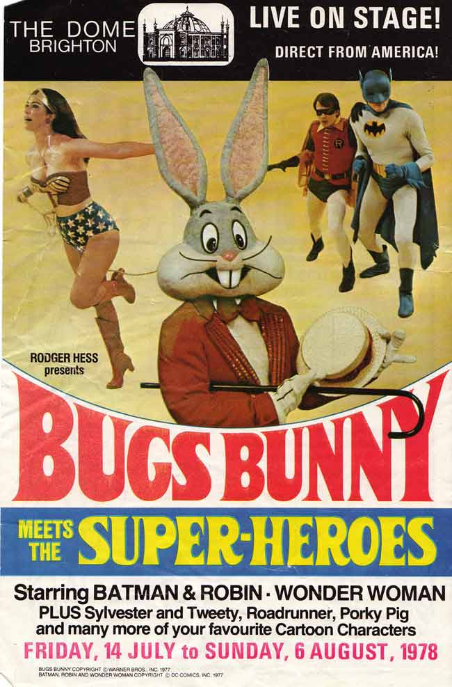 bugs bunny meets batman