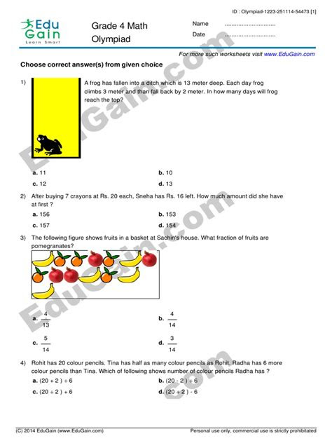  free math olympiad worksheets free download goodimgco