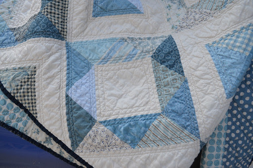 The Blue Quilt - detail