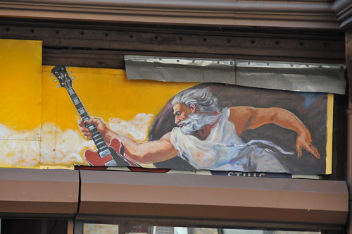 Of course he plays a Gibson...