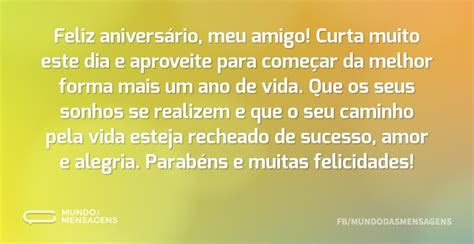 Frases De Feliz Aniversário Para O Whatsapp