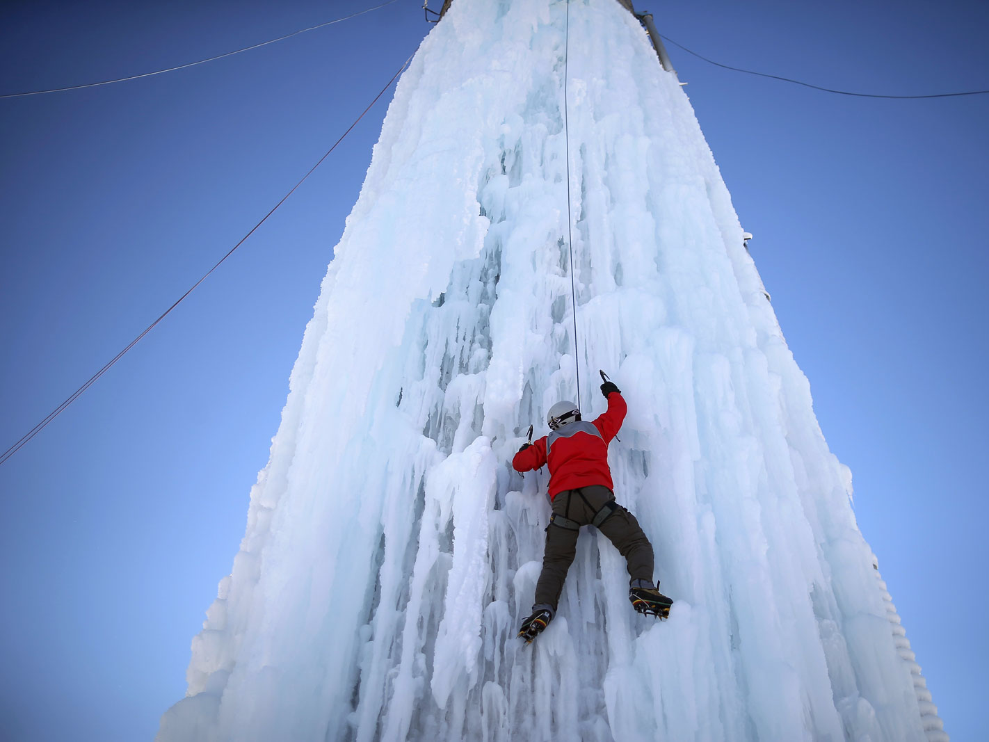 ice climbing