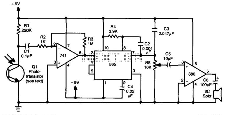 Pulse-Frequency Modulated Receiver - schematic