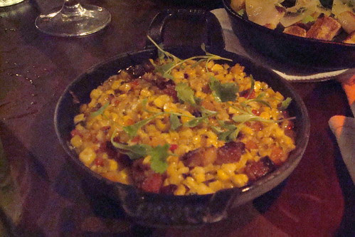 Grilled Sweet Corn, Roasted Chilis, Fontina, Bacon, Polenta
