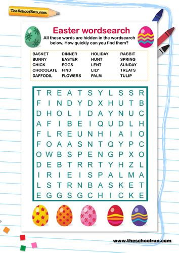  easter wordsearch teaching resources