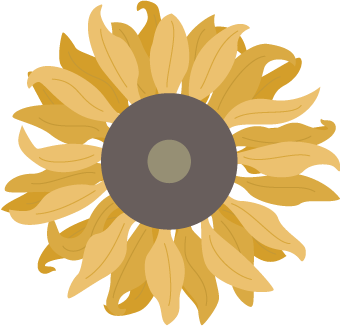 Download Free SVG File - 03.23.13 - Sunflower | SVGCuts.com Blog