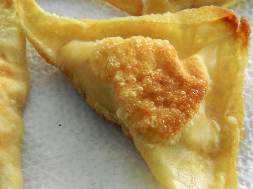 Sweet Berry Cheesecake Wontons