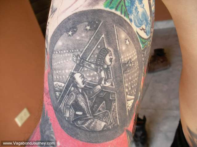 moon tattoo. York at Blue Moon Tattoo.