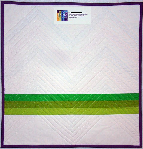 FTLOS mini quilt back
