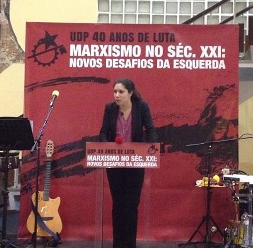 Joana Mortágua. 40 anos UDP. C Guedes