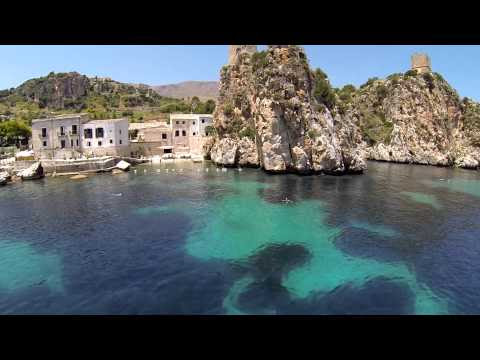 Eyefly Goliath quadcopter at Tonnara di Scopello, Sicily