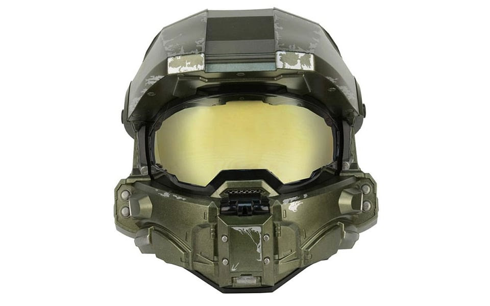 Halo Master Chief Motorcycle Helmet - The Awesomer