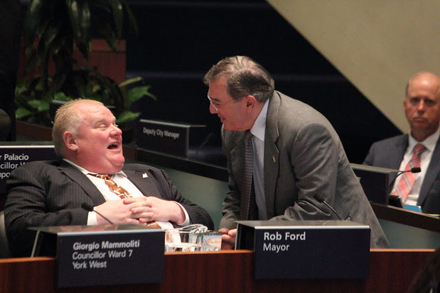 Mayor Rob Ford at Toronto City Council