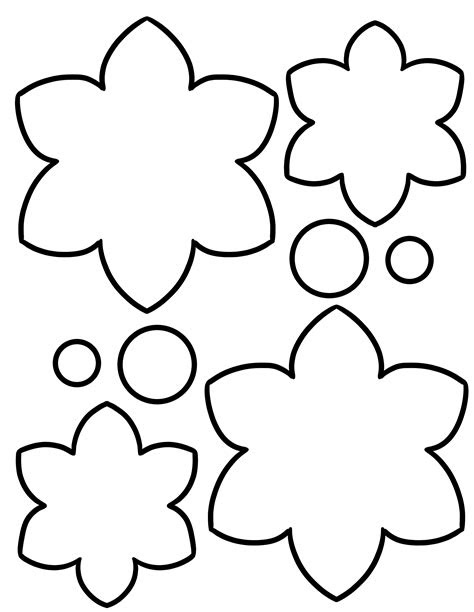  6 free printable flower templates freebie finding mom
