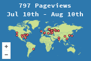 Locations of visitors to this page
