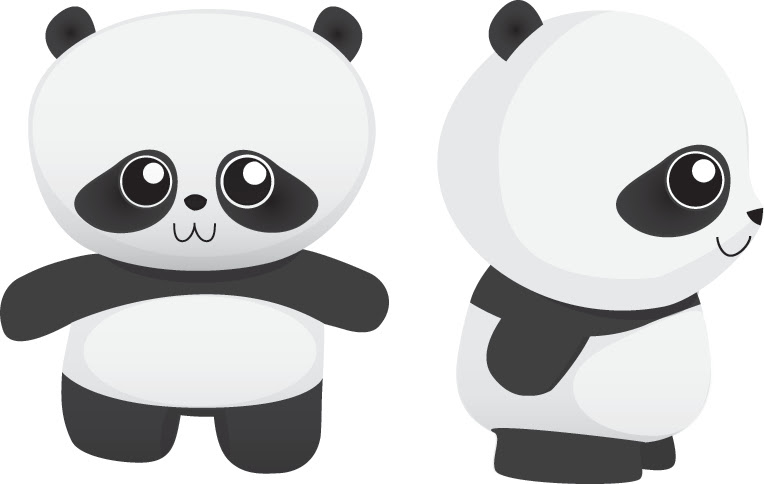  Gambar  Kartun  Panda  Lucu ClipArt Best