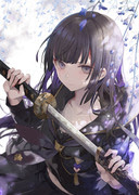 刀 黒髪ロング Pixiv年鑑 B